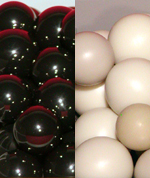 Plastics balls